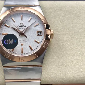 Omega Constellation 123.20.38.21.02.007 Replica - Quadrante Argento Acciaio Inossidabile