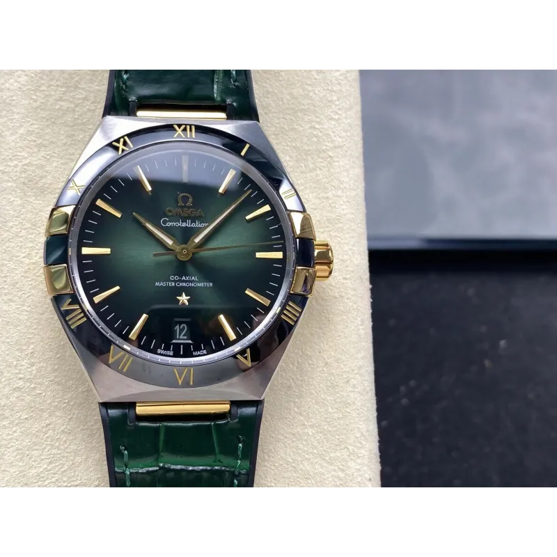 Omega Constellation 131.23.41.21.10.001 Replica - Quadrante Verde Acciaio Inossidabile