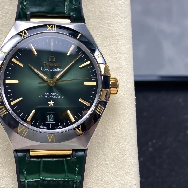 Omega Constellation 131.23.41.21.10.001 Replica - Quadrante Verde Acciaio Inossidabile