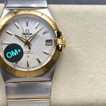 Omega Constellation 123.20.38.21.02.009 Replica - Quadrante Argento Acciaio Inossidabile