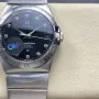 Omega Constellation 123.10.38.21.51.001 Replica - Quadrante Nero Acciaio Inossidabile