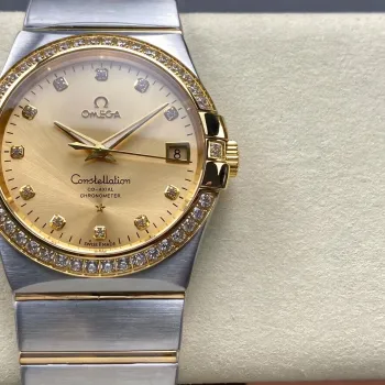 Omega Constellation 123.25.38.21.58.001 Replica - Quadrante Champagne Acciaio Inossidabile