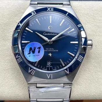 Omega Constellation 131.33.41.21.03.001 Replica - Quadrante Blu Acciaio Inossidabile