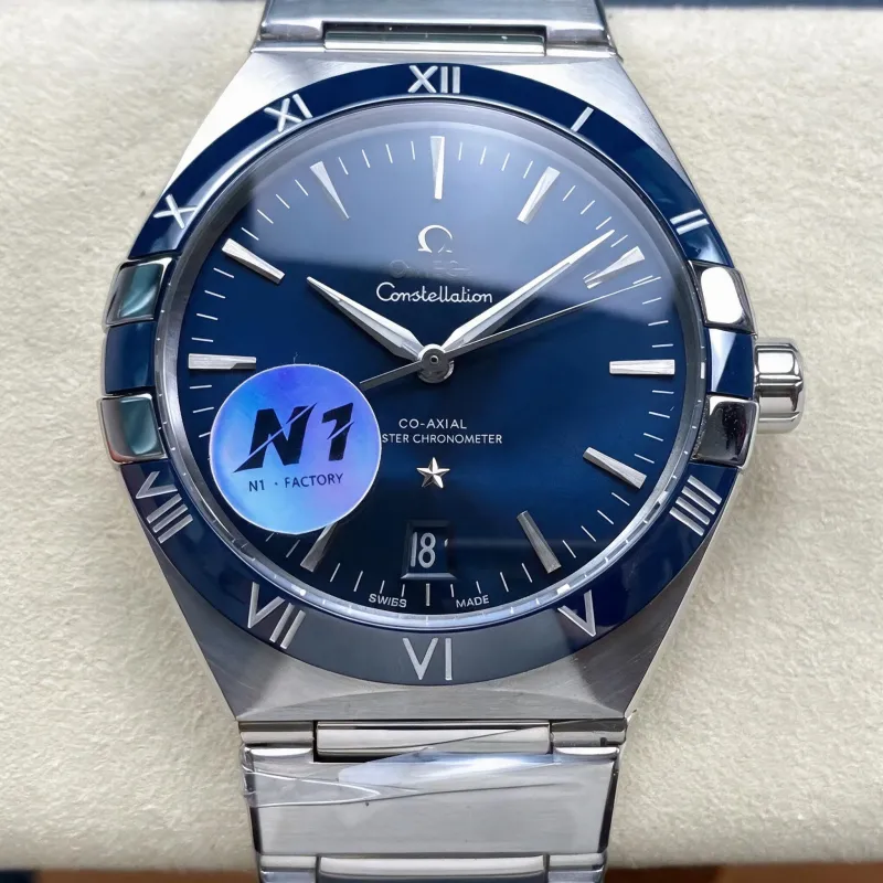 Omega Constellation 131.33.41.21.03.001 Replica - Quadrante Blu Acciaio Inossidabile