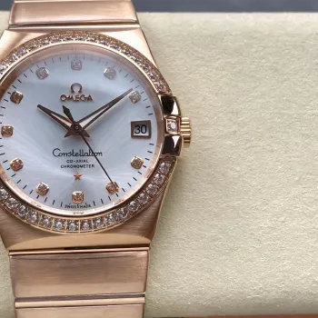 Omega Constellation 123.55.38.21.52.001 Replica - Quadrante Argento Bicolore