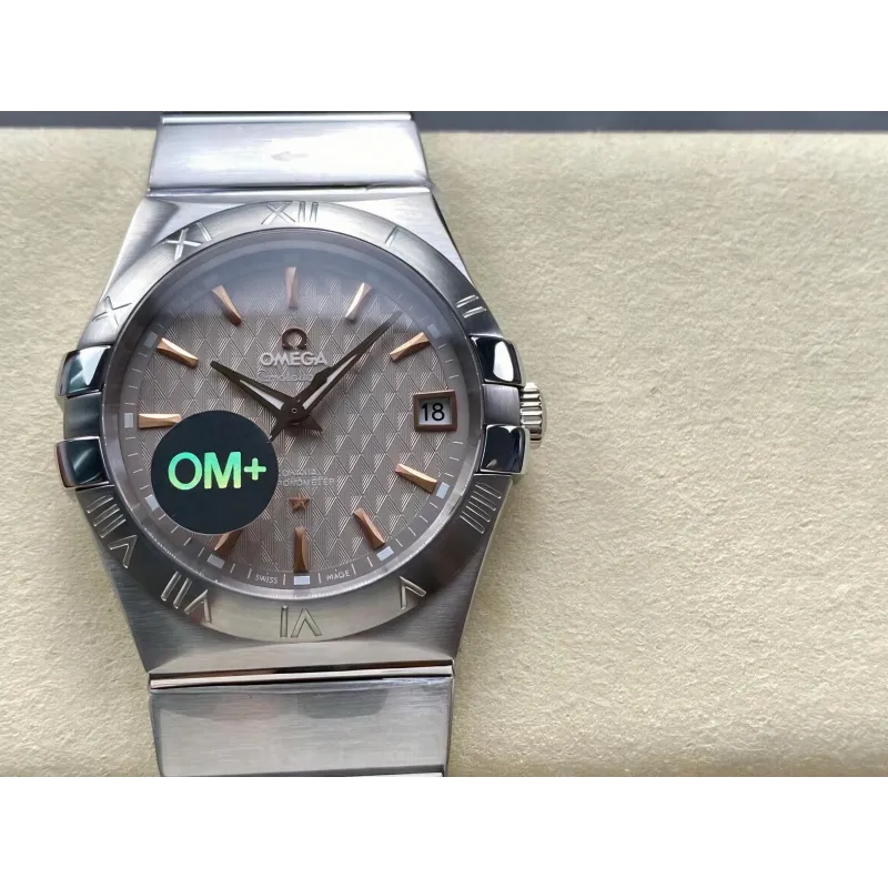 Omega Constellation 123.10.38.21.06.002 Replica - Quadrante Grigio Acciaio Inossidabile