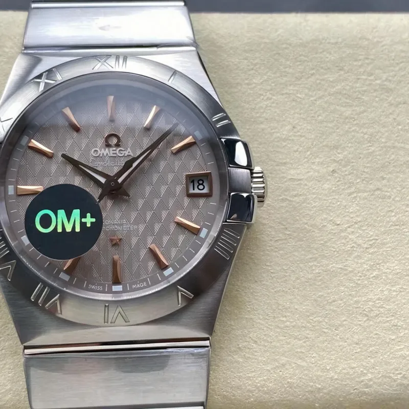 Omega Constellation 123.10.38.21.06.002 Replica - Quadrante Grigio Acciaio Inossidabile