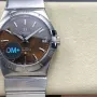Omega Constellation 123.10.38.21.10.001 Replica - Quadrante Marrone Acciaio Inossidabile