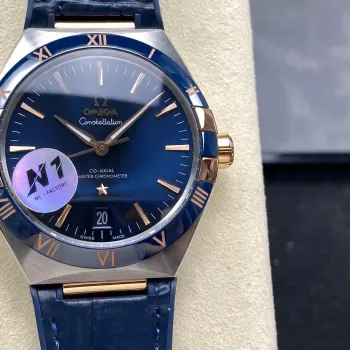 Omega Constellation 131.23.41.21.03.001 Replica - Quadrante Blu Acciaio Inossidabile