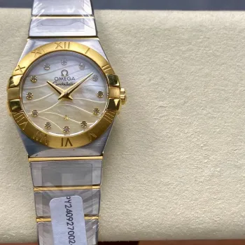 Omega Constellation Unisex 123.20.27.60.55.005 Replica - Quadrante Madreperla Acciaio Inossidabile