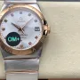 Omega Constellation 123.20.38.21.52.001 Replica - Quadrante Argento Acciaio Inossidabile