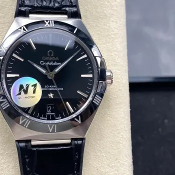Omega Constellation 131.33.41.21.01.001 Replica - Quadrante Nero Acciaio Inossidabile