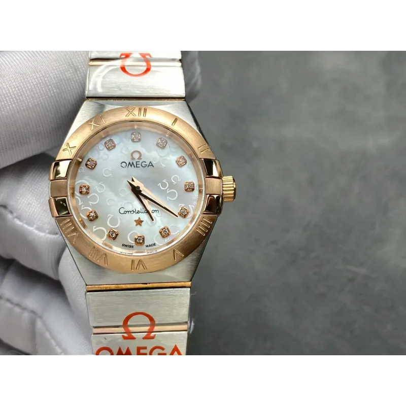 Omega Constellation Unisex 123.25.27.60.55.009 Replica - Quadrante Madreperla Acciaio Inossidabile