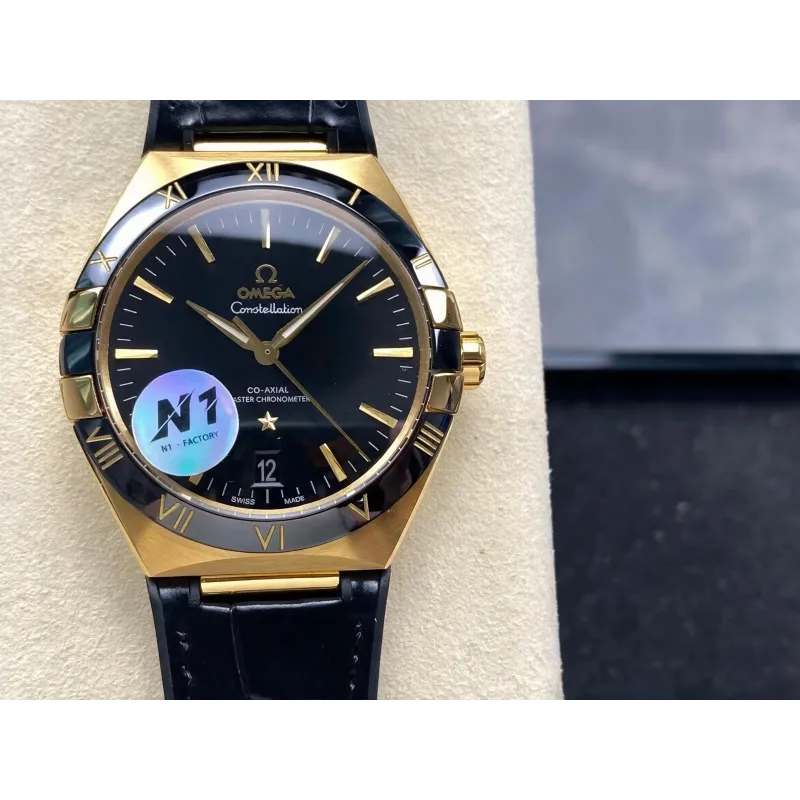 Omega Constellation 131.63.41.21.01.001 Replica - Quadrante Nero Bicolore