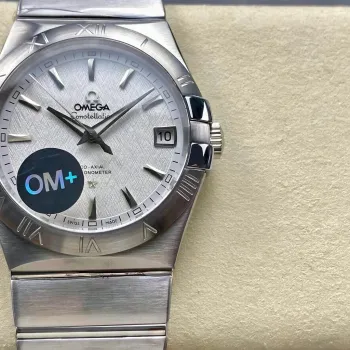 Omega Constellation 123.10.38.21.02.004 Replica - Quadrante Argento Acciaio Inossidabile