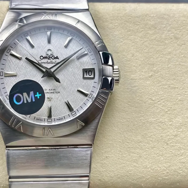 Omega Constellation 123.10.38.21.02.004 Replica - Quadrante Argento Acciaio Inossidabile