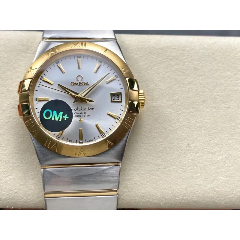 Omega Constellation 123.20.38.21.02.002 Replica - Quadrante Argento Acciaio Inossidabile