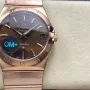 Omega Constellation 123.50.38.21.13.001 Replica - Quadrante Marrone Bicolore