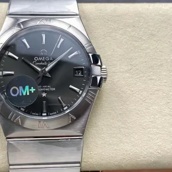 Omega Constellation 123.10.38.21.06.001 Replica - Quadrante Grigio Acciaio Inossidabile