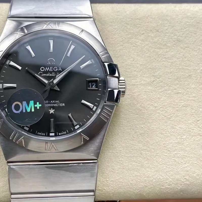 Omega Constellation 123.10.38.21.06.001 Replica - Quadrante Grigio Acciaio Inossidabile