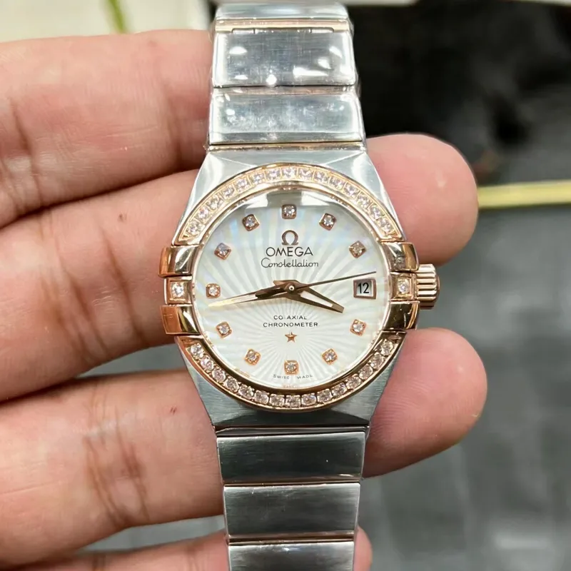 Omega Constellation Unisex 123.25.27.20.55.001 Replica - Quadrante Madreperla Bicolore