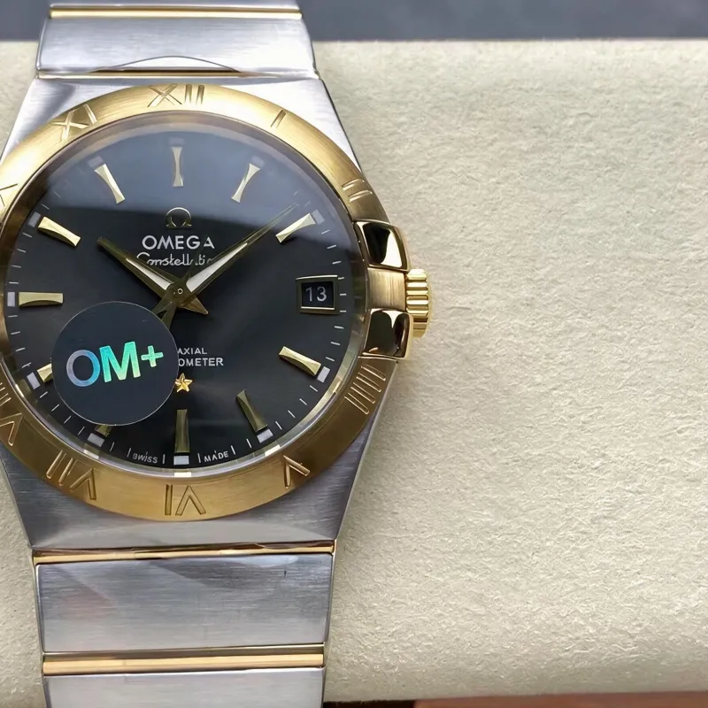 Omega Constellation 123.20.38.21.06.001 Replica - Quadrante Grigio Acciaio Inossidabile