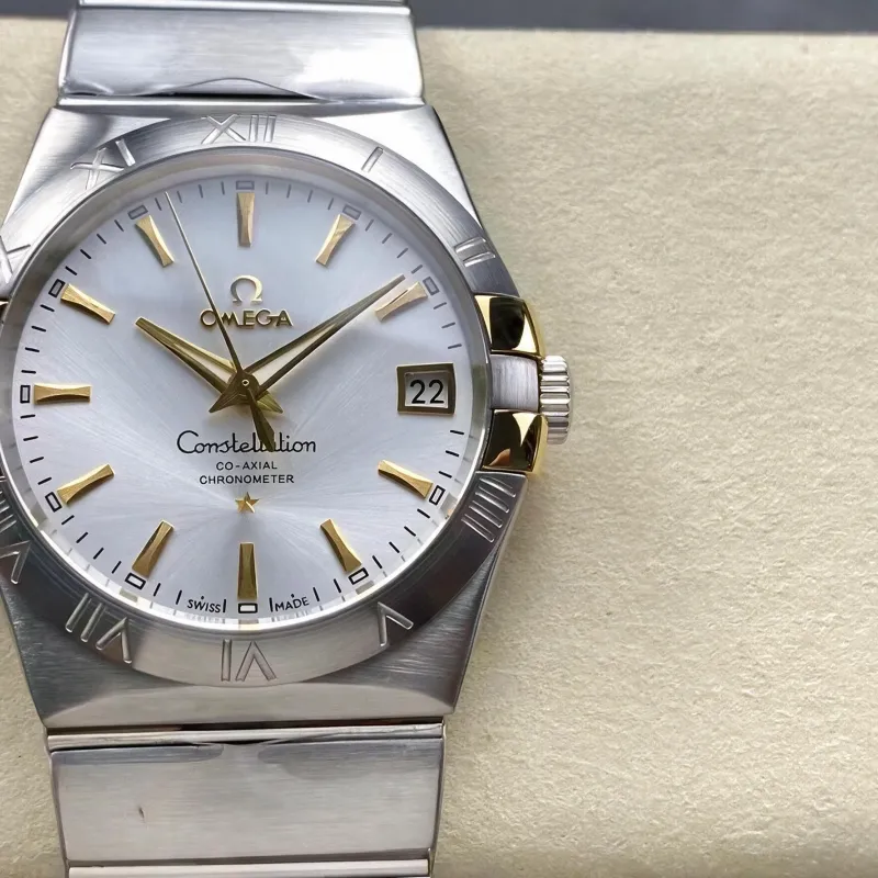 Omega Constellation 123.20.38.21.02.005 Replica - Quadrante Argento Acciaio Inossidabile