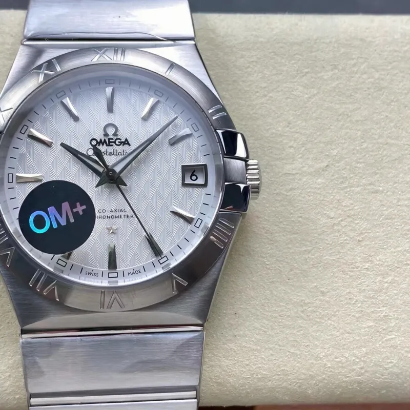 Omega Constellation 123.10.38.21.02.003 Replica - Quadrante Argento Acciaio Inossidabile