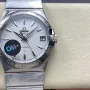 Omega Constellation 123.10.38.21.02.003 Replica - Quadrante Argento Acciaio Inossidabile