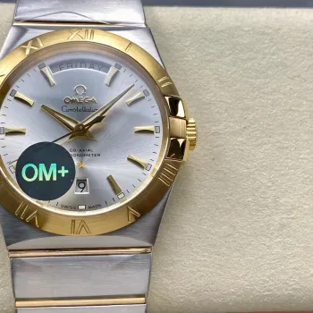 Omega Constellation 123.20.38.22.02.002 Replica - Quadrante Argento Acciaio Inossidabile