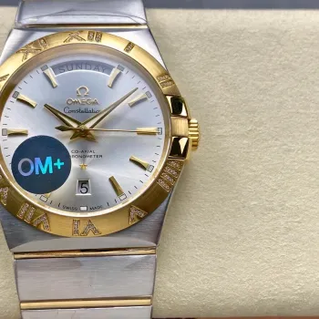 Omega Constellation 123.25.38.22.02.002 Replica - Quadrante Argento Acciaio Inossidabile