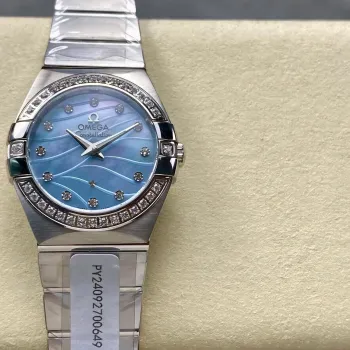 Omega Constellation Unisex 123.10.27.60.57.001 Replica - Quadrante Madreperla Acciaio Inossidabile
