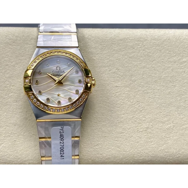 Omega Constellation Unisex 123.20.27.60.55.005 Replica - Quadrante Madreperla Acciaio Inossidabile