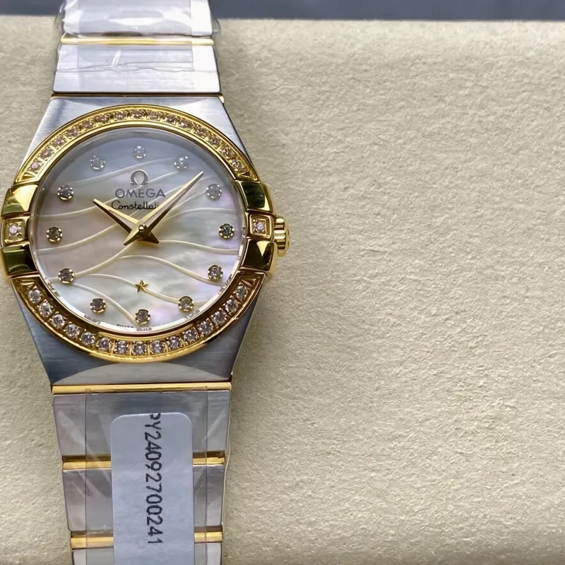 Omega Constellation Unisex 123.20.27.60.55.005 Replica - Quadrante Madreperla Acciaio Inossidabile