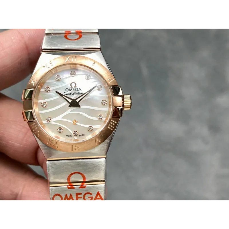 Omega Constellation Donna 123.20.27.60.55.006 Replica - Quadrante Madreperla Acciaio Inossidabile