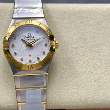 Omega Constellation Unisex 123.20.27.60.52.001 Replica - Quadrante Argento Acciaio Inossidabile