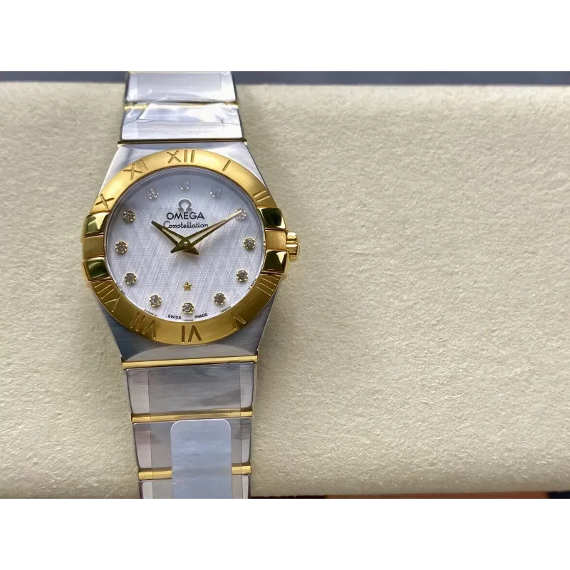Omega Constellation Unisex 123.20.27.60.52.001 Replica - Quadrante Argento Acciaio Inossidabile