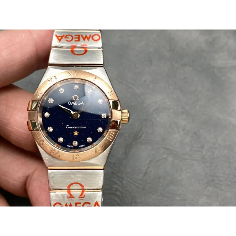 Omega Constellation Donna 131.20.25.60.53.002 Replica - Quadrante Blu Acciaio Inossidabile