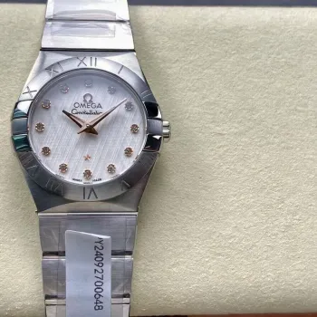 Omega Constellation Unisex 123.10.27.60.52.001 Replica - Quadrante Argento Acciaio Inossidabile