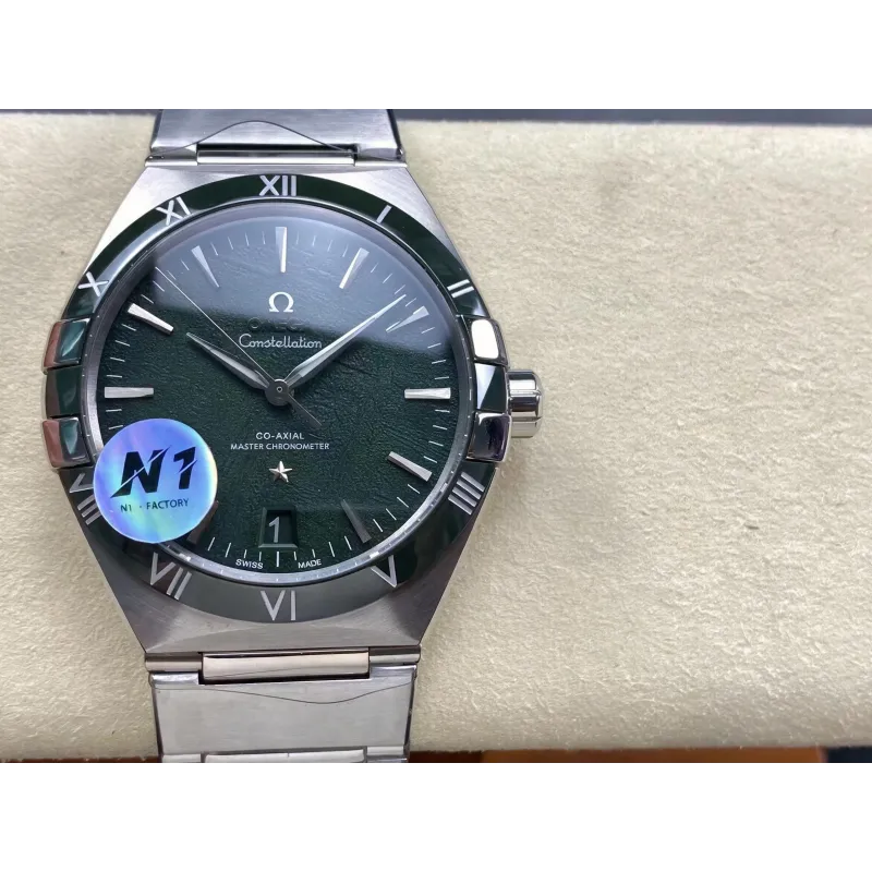 Omega Constellation 131.30.41.21.99.002 Replica - Quadrante Verde Acciaio Inossidabile