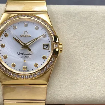 Omega Constellation 123.55.38.21.52.002 Replica - Quadrante Argento Bicolore