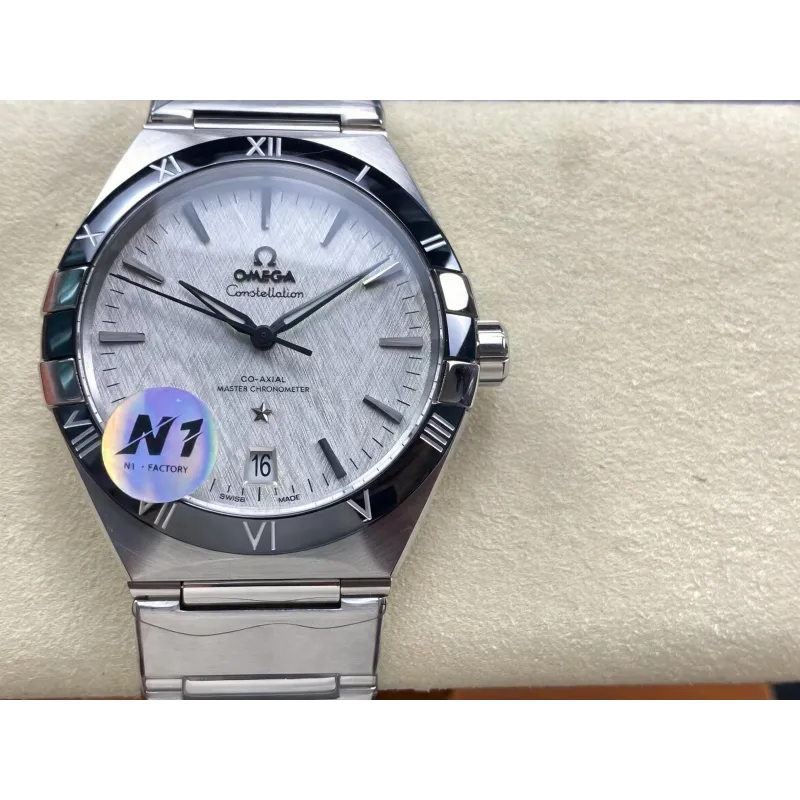 Omega Constellation 131.33.41.21.06.001 Replica - Quadrante Grigio Acciaio Inossidabile