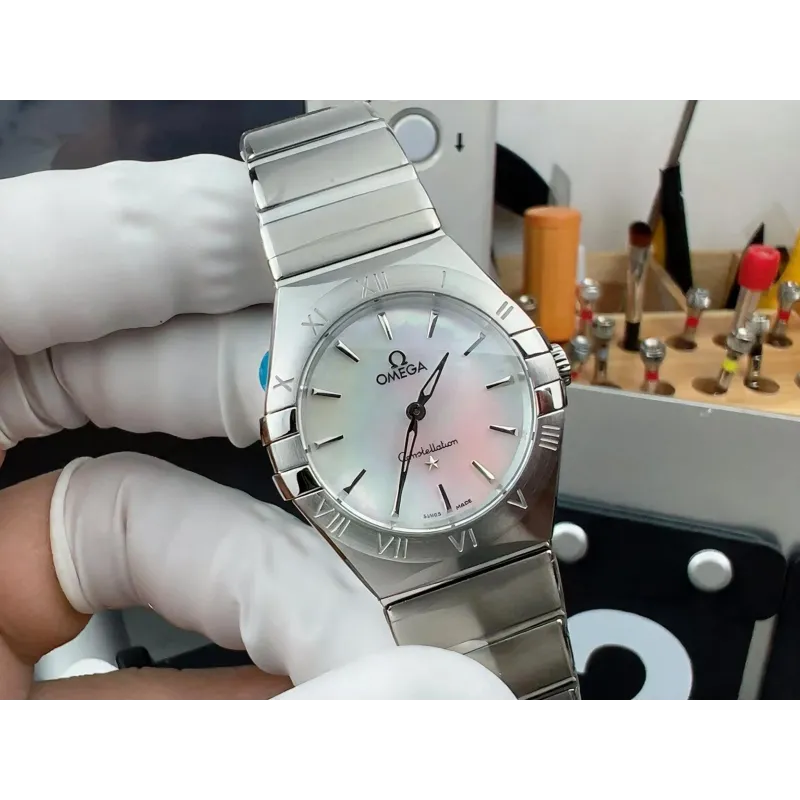 Omega Constellation Unisex 131.10.25.60.05.001 Replica - Quadrante Madreperla Acciaio Inossidabile