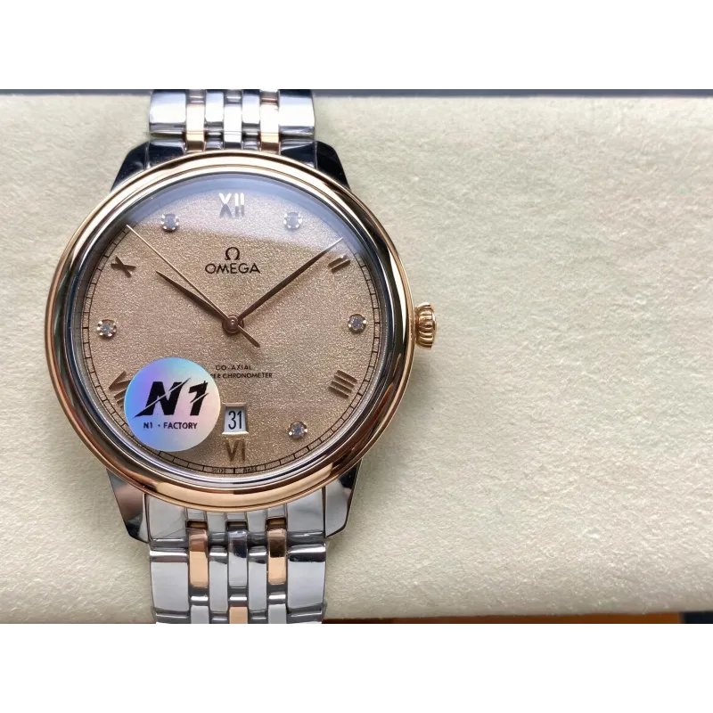 Omega De Ville 434.20.40.20.59.001 Replica - Linen Acciaio Inossidabile