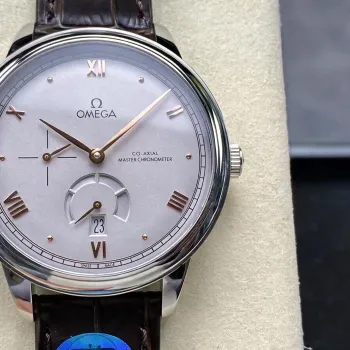 Omega De Ville 434.13.41.21.06.001 Replica - Quadrante Argento Acciaio Inossidabile
