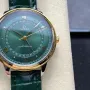 Omega De Ville 434.23.42.22.10.001 Replica - Quadrante Verde Acciaio Inossidabile