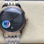 Omega De Ville 434.20.40.20.06.001 Replica - Quadrante Grigio Acciaio Inossidabile