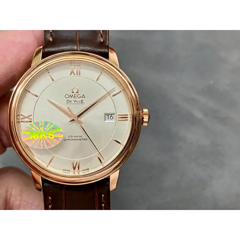 Omega De Ville 424.53.40.20.02.001 Replica - Quadrante Argento Bicolore