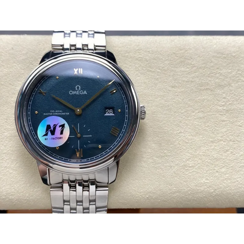 Omega De Ville 434.10.41.20.10.001 Replica - Quadrante Verde Acciaio Inossidabile