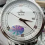 Omega De Ville 424.10.40.20.02.004 Replica - Quadrante Argento Acciaio Inossidabile